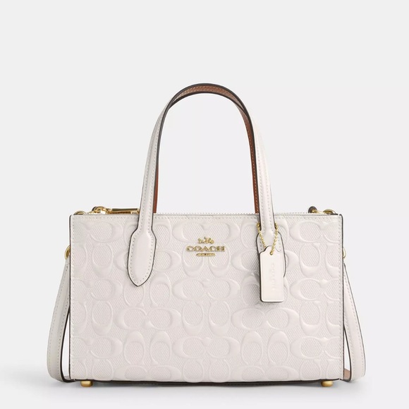 ‼️SOLD‼️ 
NWT Coach Outlet Nina Small Tote Bag In Signature Leather - Picture 5 of 13